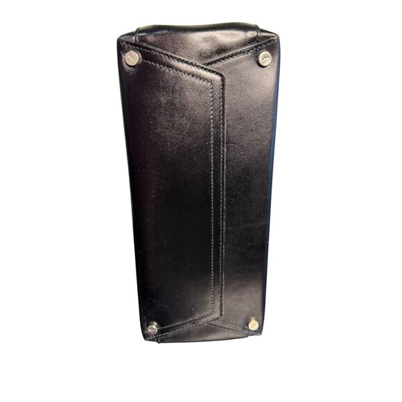 Salvatore Ferragamo Vintage Top Handle Bag in Black w/Silver Hardware - Picture 11 of 16